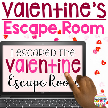 Preview of Valentine's Day Escape Room Breakout Activity Digital Escape Room