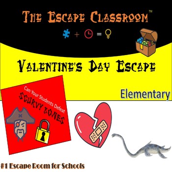 Preview of Valentine's Day Escape Room (Elementary) | The Escape Classroom