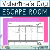 Valentine's Day Escape Room Game for Preschool and Kindergarten