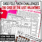 Valentine's Day Escape Room Math Challenge Minimal Printin