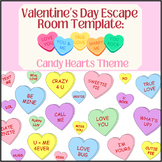 Valentine's Day Escape Room Template: Candy Hearts Theme