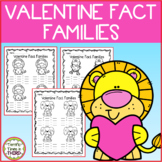 Valentine's Day Fact Families: Addition, Subtraction, Mult