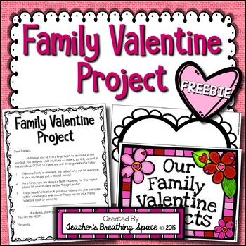 Preview of Valentine's Day Family Heart Project FREEBIE  |  February Family Project