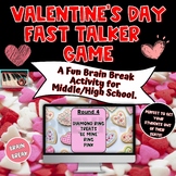 Valentine's Day Fast Talker Game- Brain Break & Icebreaker