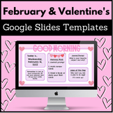 Valentine's Day February Google Slides Templates Centers M