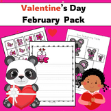 Valentine's Day February Printable Pack (Coloring Pages, T