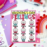 Valentine's Day Feelings & Emotions Chart Freebie for SEL 