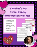 Valentine's Day Fiction Reading Comprehension Passages for