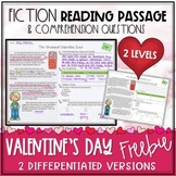 Valentine's Day Fiction Reading Passage FREEBIE