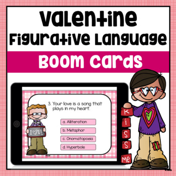 Preview of Valentine's Day Figurative Language Boom Cards