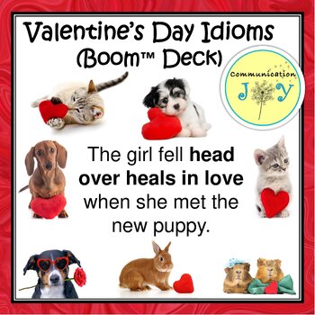 Preview of Valentine’s Day Idioms (Boom™ Deck)