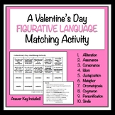 Valentine's Day Figurative Language Matching Activity