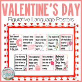 Valentine's Day Figurative Language Posters Middle School 
