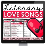 Valentine's Day Figurative Language in Love Songs - Lyrics