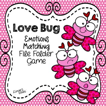 Preview of Valentine's Day File Folder Game: Emotions Matching