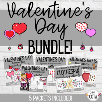 Preview of Valentine's Day Fine Motor Bundle