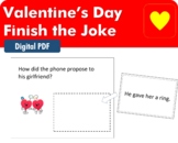 Valentine's Day Finish the Joke game