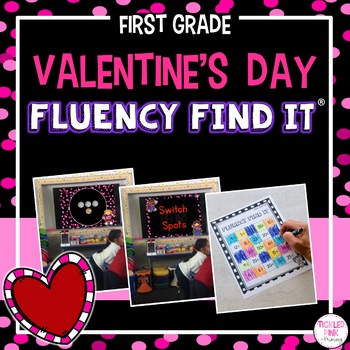 Preview of Valentine's Day Fluency Find It® (1st Grade)