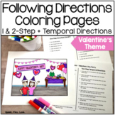 Valentine's Day Following Directions - 1 & 2 Step - Speech
