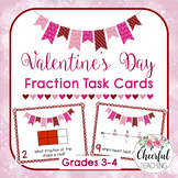 Valentine's Day Fraction Task Cards