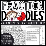 Valentine's Day Fractions Activities | Valentine's Day Col