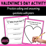 Valentine's Day Freebie Activity Worksheet