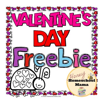 Preview of Valentine's Day Freebie - Coloring Pages