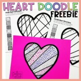 Valentine's Day Freebie Heart Doodle