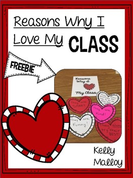 Preview of Valentine's Day Freebie - Reasons Why I Love My Class