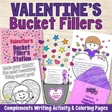 VALENTINE'S DAY Giving Compliments Cards - Bucket Filling 