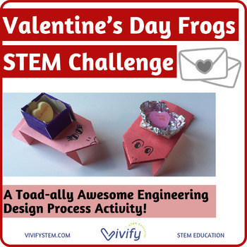 Preview of Valentine's Day Frog Delivery STEM Challenge
