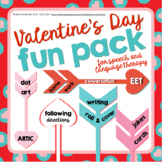 Valentine's Day Fun Pack | NO PREP Speech Language Activit