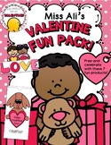 Valentine's Day Fun Pack featuring foldable story book and