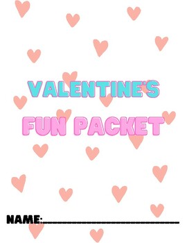 Preview of Valentine's Day Fun Packet