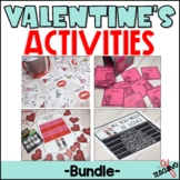 Valentine's Day Fun Center Activities 2nd 3rd Grade