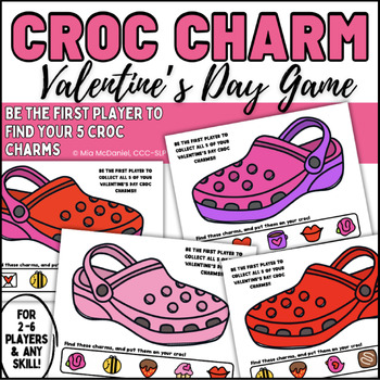 Valentine's Day Game to Reinforce ANY skill with Crocs + Croc Charms
