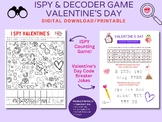 Valentine's Day Games: Interactive I Spy & Decoder Puzzle 