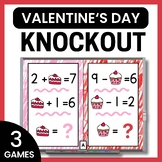 Valentine's Day Math Games - Missing Number Addition and S