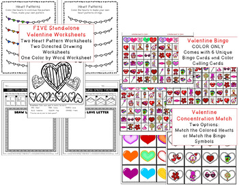 Valentine's Day Games & Activities (Learning Centers or Party Ideas)