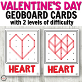 Valentine's Day Geoboard Cards for Fine Motor Centers