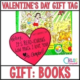 Valentine's Day Gift Tag: Books "It's READ-iculous how muc