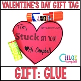 Valentine's Day Gift Tag: Glue "Stuck on You"