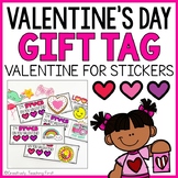 Valentine's Day Gift Tag Valentine for Stickers