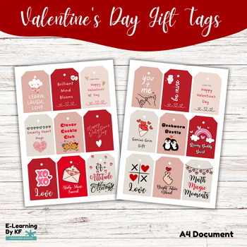 Preview of Valentine's Day Gift Tags 18 design