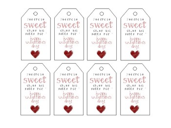 Valentine's Day Gift Tags by Katie Foley | Teachers Pay Teachers