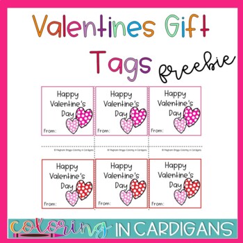 Preview of Valentine's Day Gift Tags-FREEBIE