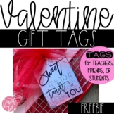 Valentine's Day Gift Tags FREEBIE