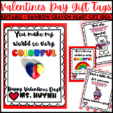 Valentine's Day Gift Tags to Students - Editable