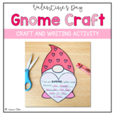 Valentine's Day Gnome Craft and Writing (NO PREP February Craft)