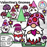 Valentine's Day Gnomes Clipart {Accents for February}